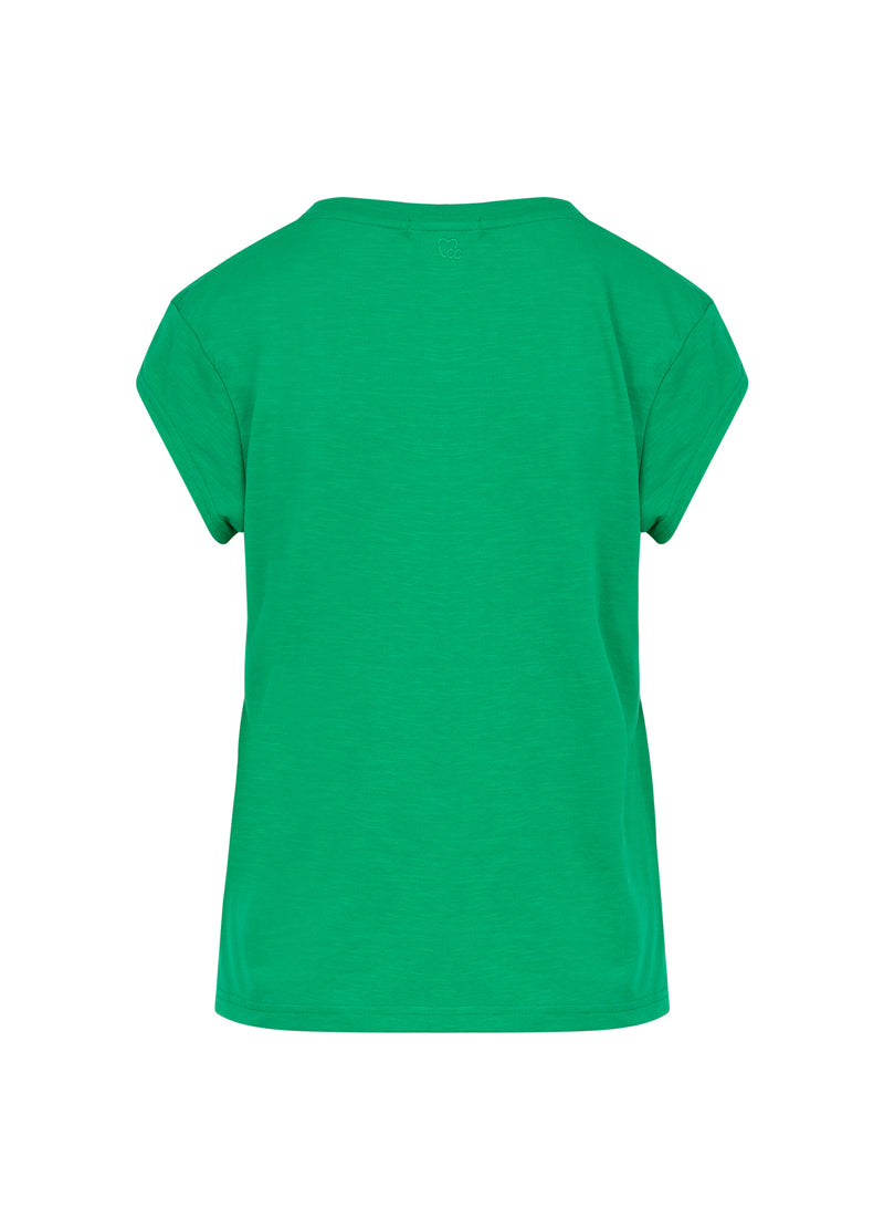 CC Heart CC HEART V-HALS T-SHIRT T-Shirt Emerald green - 402