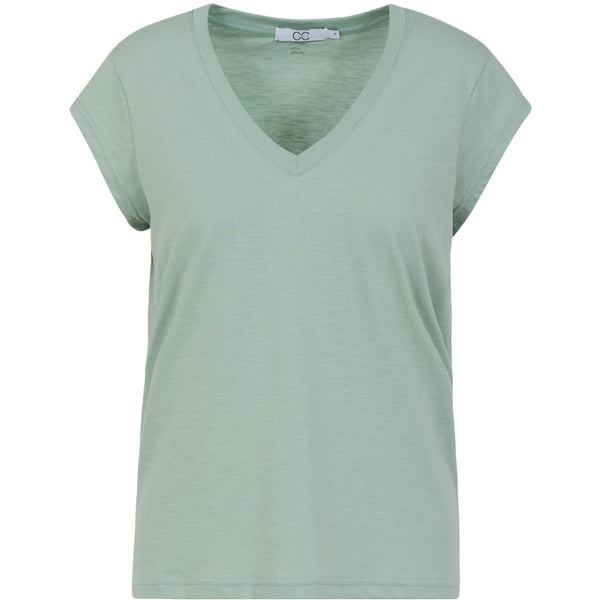 CC Heart CC HEART V-HALS T-SHIRT T-Shirt Minty green – 462