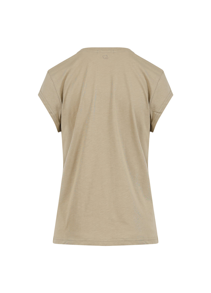 CC Heart CC HEART V-HALS T-SHIRT T-Shirt Sand olive - 406