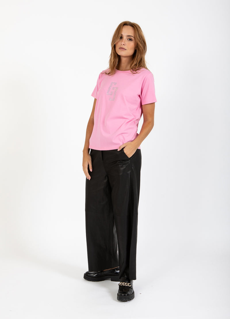 Coster Copenhagen CC RHINSTEN T-SHIRT T-Shirt Bubble pink - 690