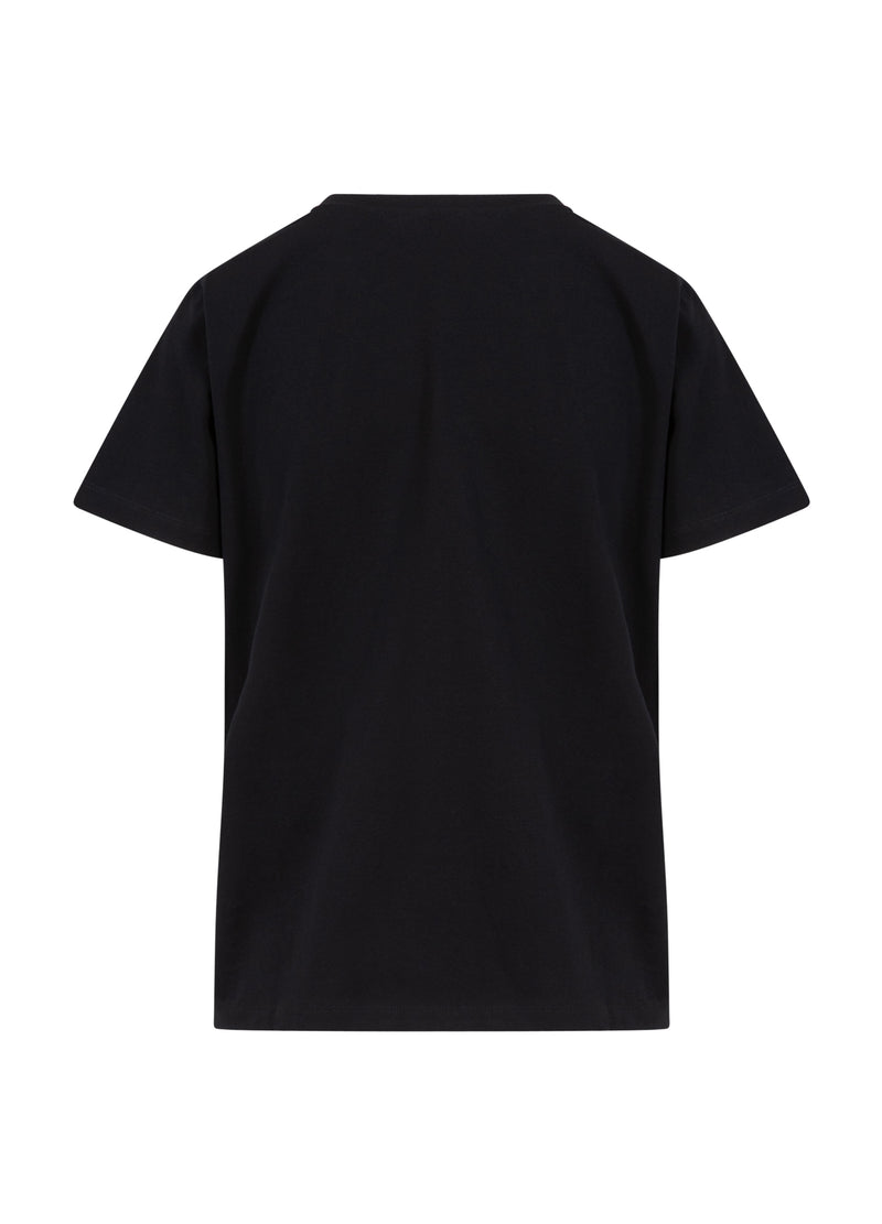 Coster Copenhagen CC RHINSTEN T-SHIRT T-Shirt Black - 100