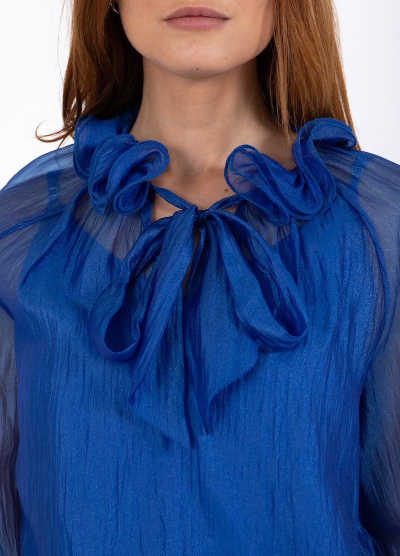 Coster Copenhagen CHIFFON BLUSE Shirt/Blouse Rich blue - 583