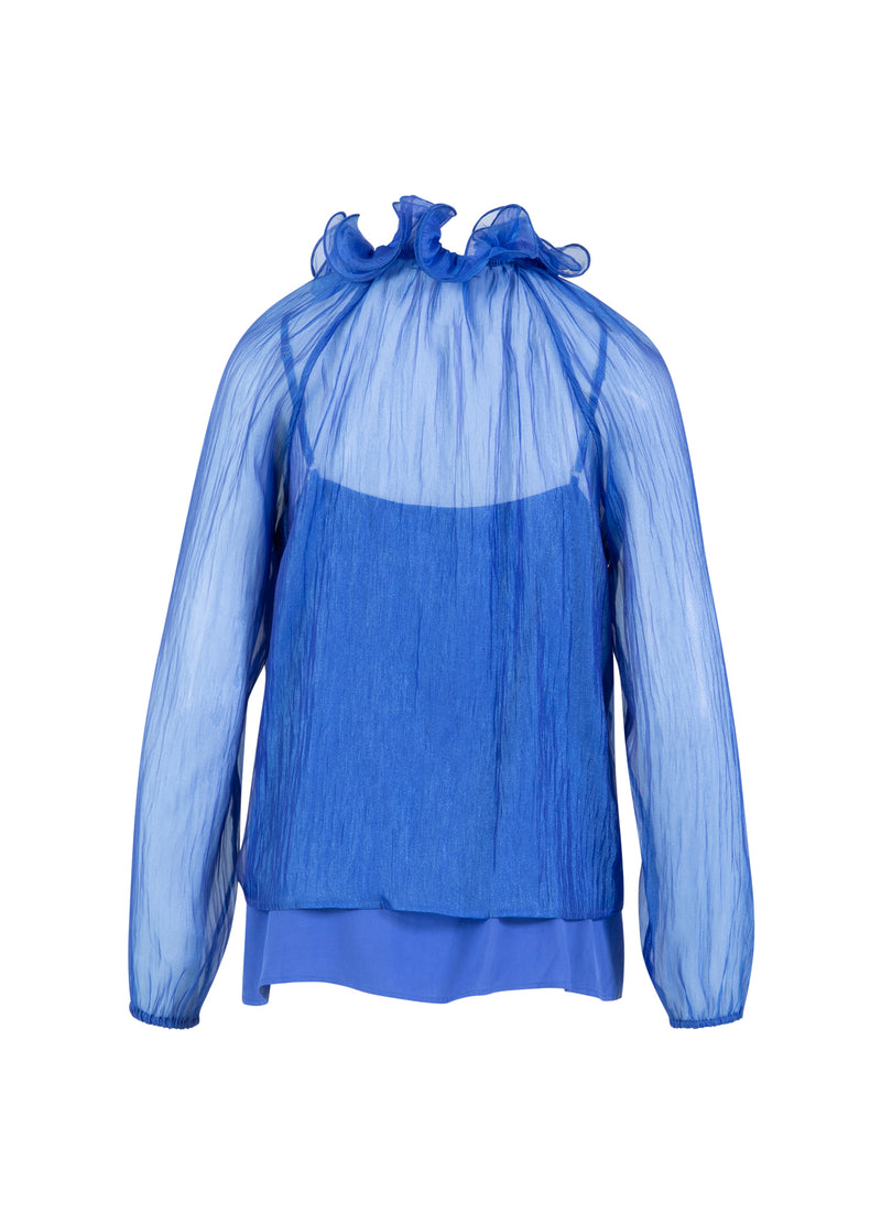 Coster Copenhagen CHIFFON BLUSE Shirt/Blouse Rich blue - 583