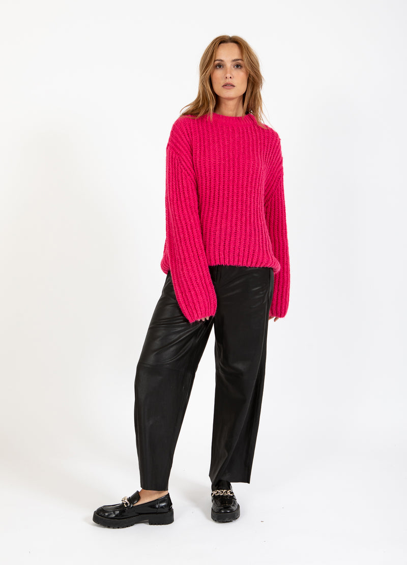 Coster Copenhagen CHUNKY STRIK Knitwear Intense pink - 659