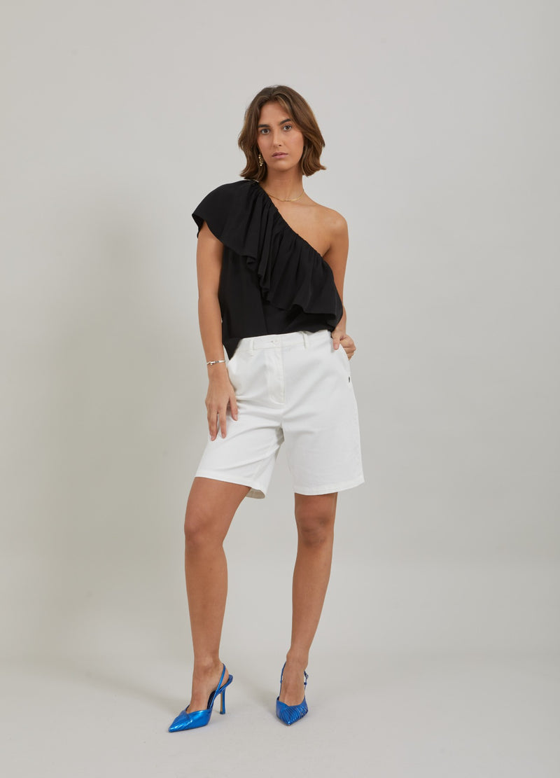 Coster Copenhagen CITY SHORTS - PETRA FIT Shorts White - 200