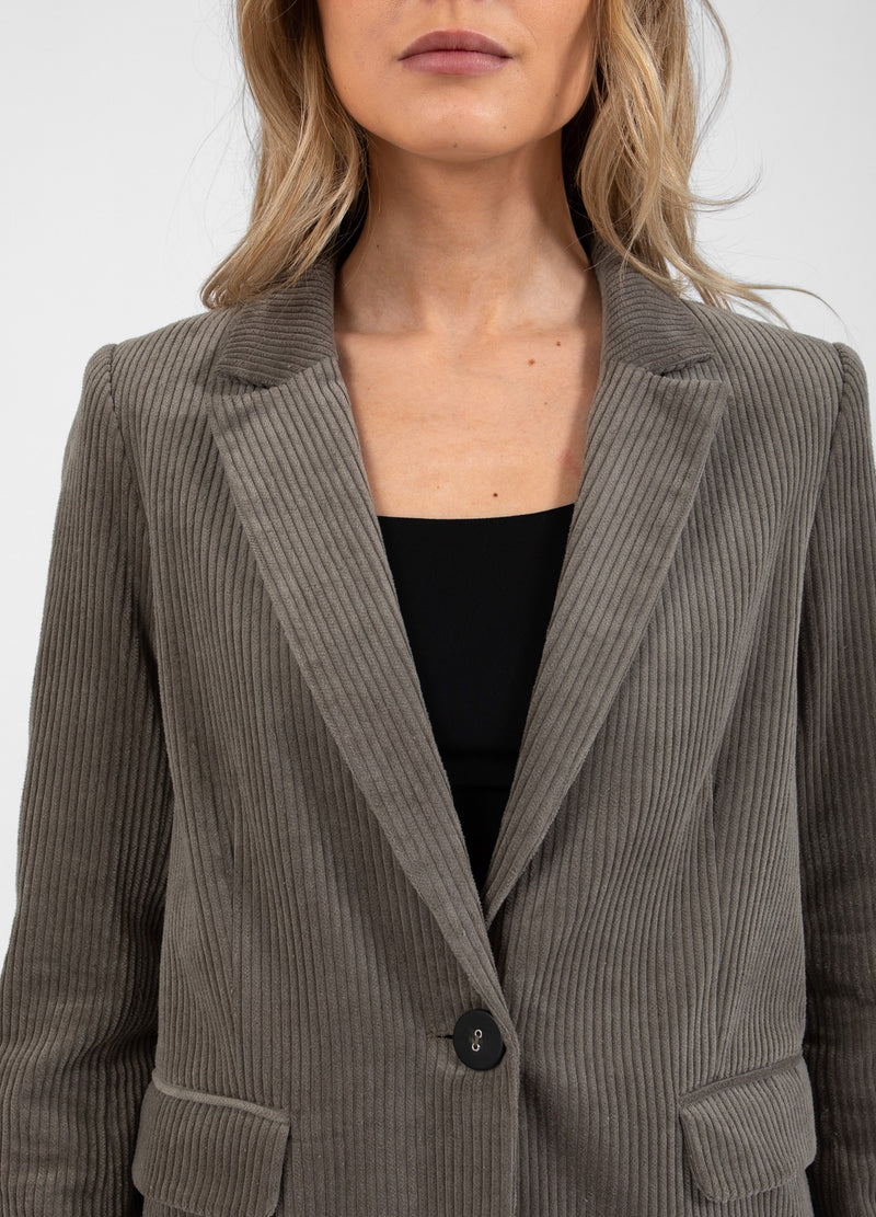 Coster Copenhagen CORDUROY BLAZER Blazer Warm grey - 197