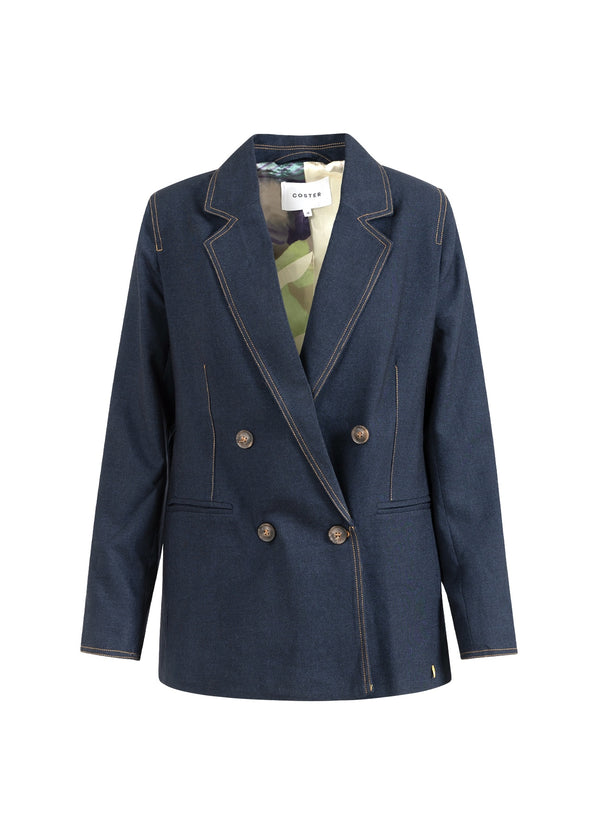 Coster Copenhagen DOBBELTBRYSTET BLAZER Blazer Night blue - 513