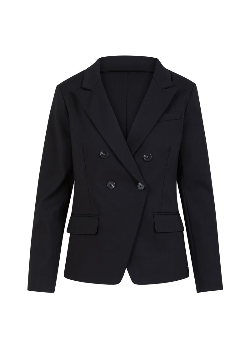 Coster Copenhagen DOBBELTRADET BLAZER MED PRAKTISKE DETALJER Blazer Black - 100