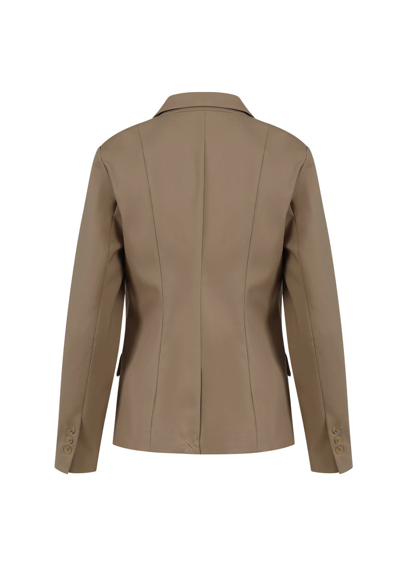 Coster Copenhagen DOBBELTRADET BLAZER MED PRAKTISKE DETALJER Blazer Desert sand - 329