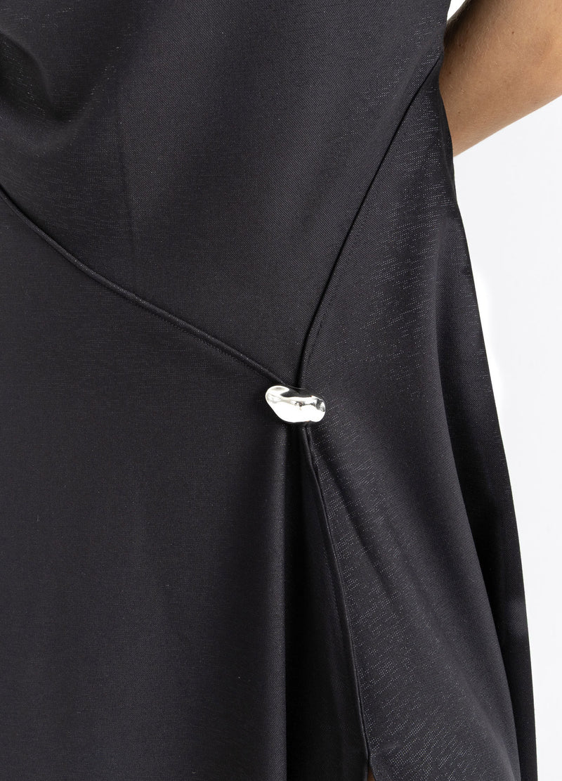 Coster Copenhagen DRAPERET GLIMMERKJOLE Kjole Black - 100