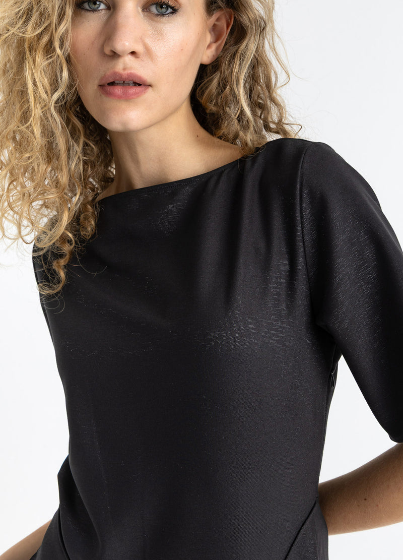 Coster Copenhagen DRAPERET GLIMMERKJOLE Kjole Black - 100