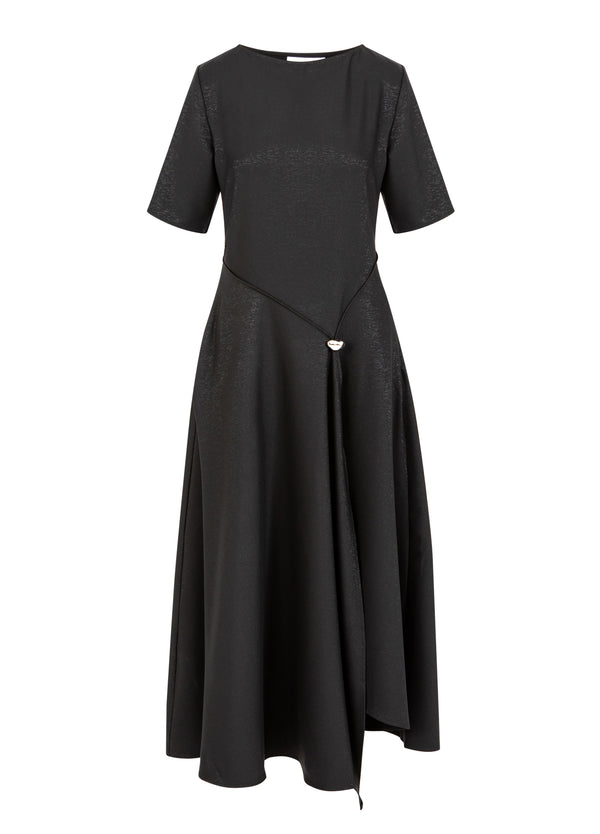 Coster Copenhagen DRAPERET GLIMMERKJOLE Kjole Black - 100