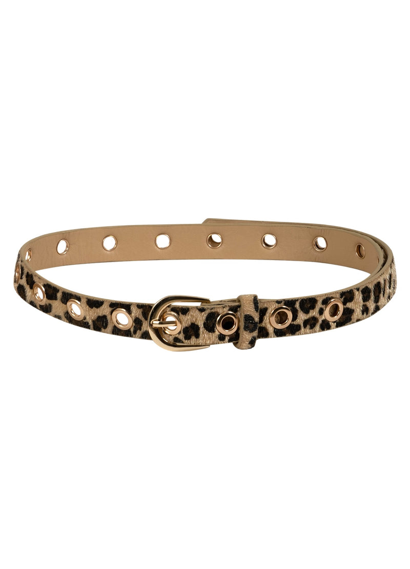 Coster Copenhagen DYRE PRINT BÆLTE Accessories Leopard fur - 918