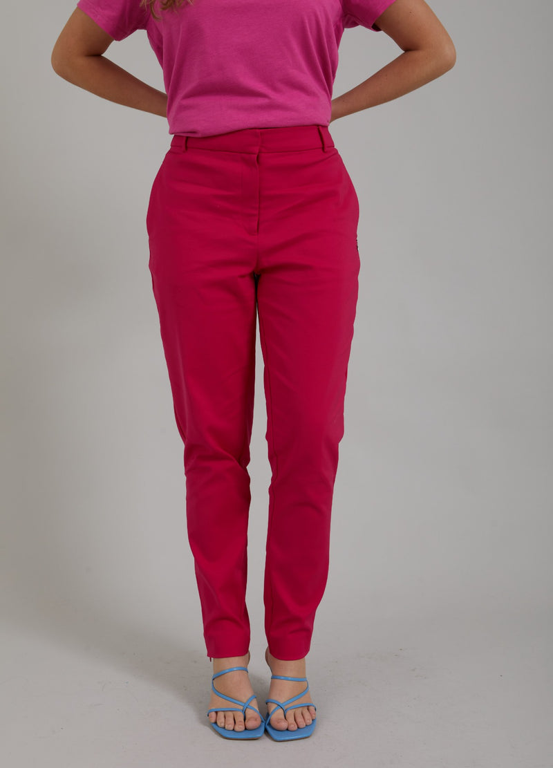 Coster Copenhagen ELEGANTE BUKSER - STELLA FIT Pants Raspberry pink - 648