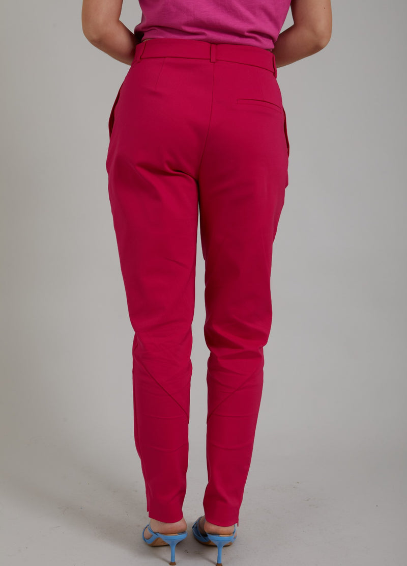 Coster Copenhagen ELEGANTE BUKSER - STELLA FIT Pants Raspberry pink - 648