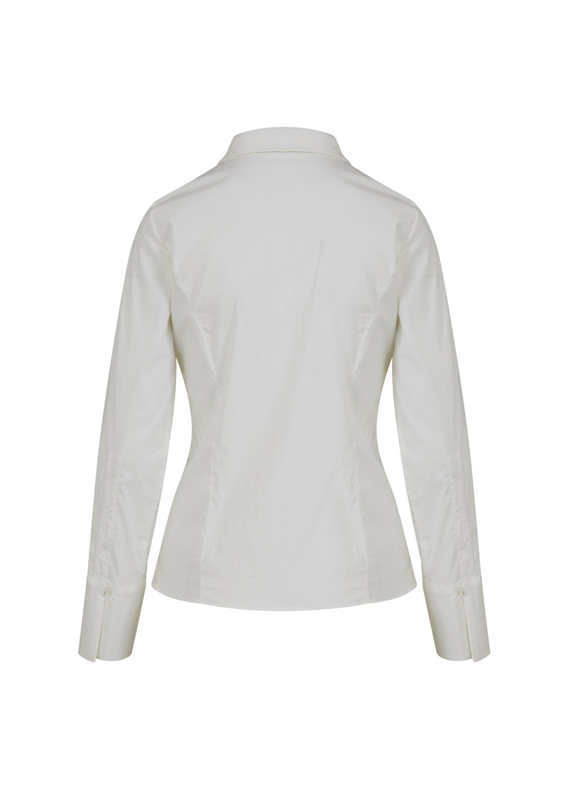 Coster Copenhagen FITTED SKJORTE MED MANCHETDETALJER Shirt/Blouse White - 200