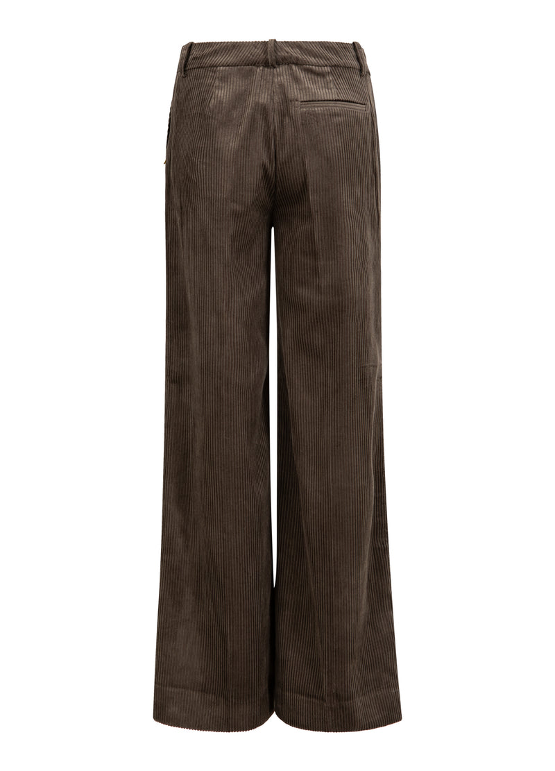 Coster Copenhagen FLØJLSBUKSER - PETRA FIT Pants Dove grey - 155