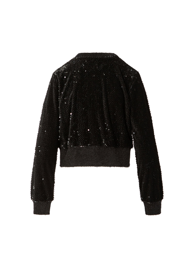 Coster Copenhagen FLØJL PALIET CARDIGAN Shirt/Blouse Black - 100