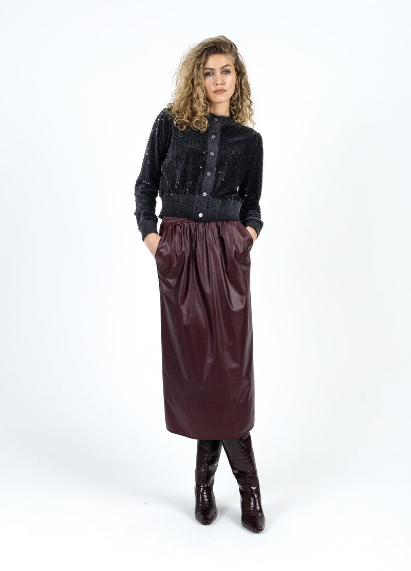 Coster Copenhagen FLØJL PALIET CARDIGAN Shirt/Blouse Black - 100