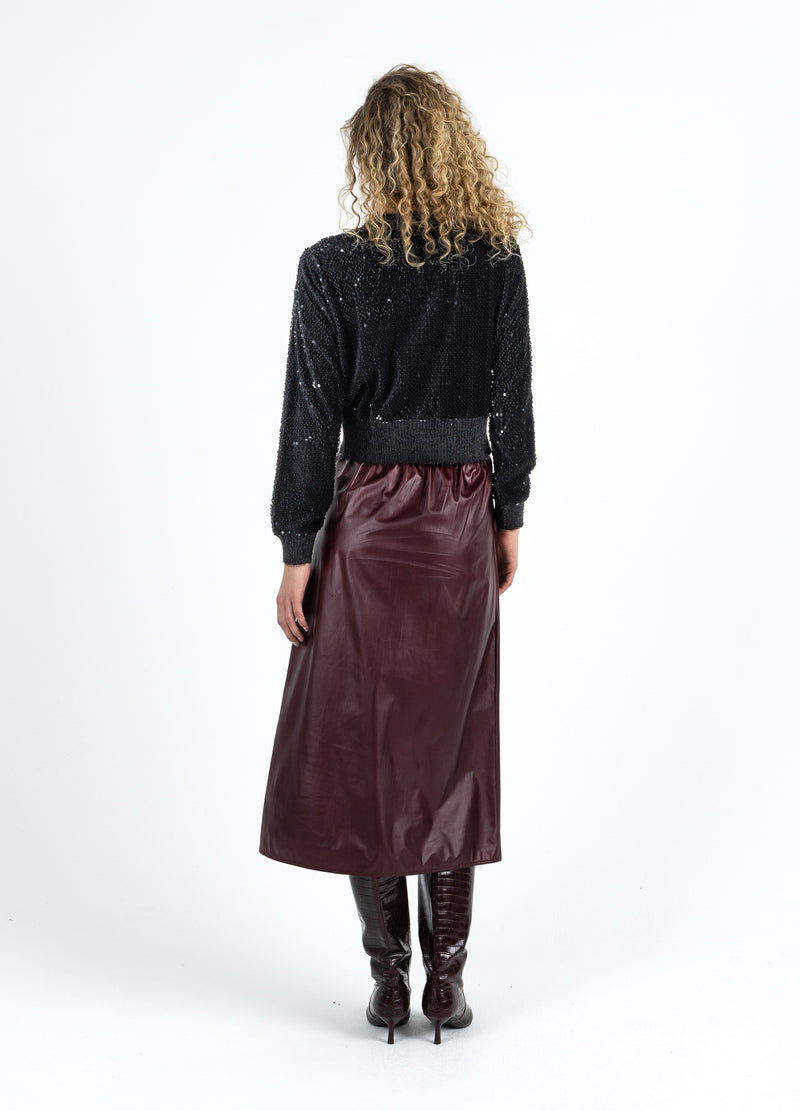 Coster Copenhagen FLØJL PALIET CARDIGAN Shirt/Blouse Black - 100