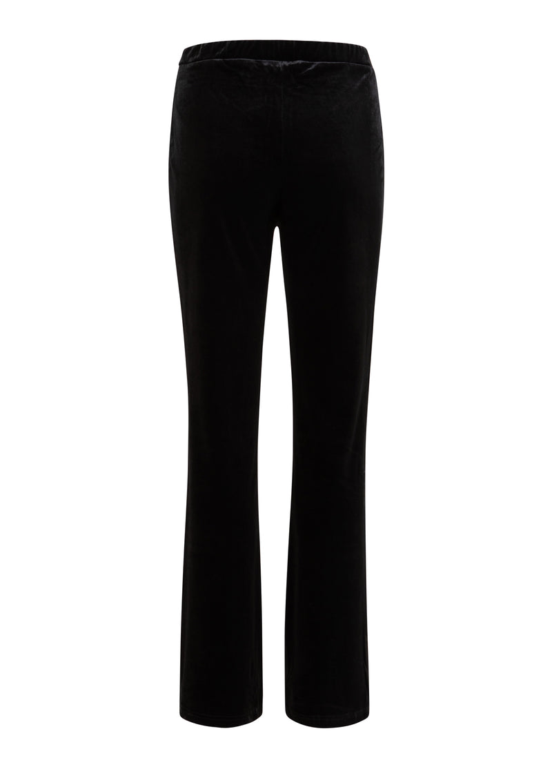 Coster Copenhagen FLØJSBUKSER - MYNTE Pants Black - 100