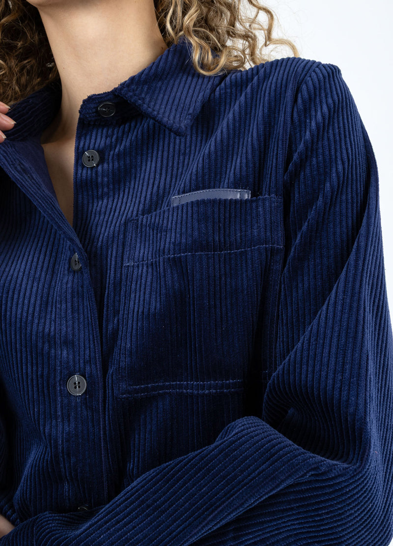 Coster Copenhagen FLØJSKJOLE Shirt/Blouse Eclipse blue - 555