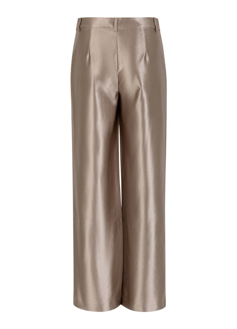 Coster Copenhagen GLITTERBUKSER - PETRA FIT Pants Champagne - 299