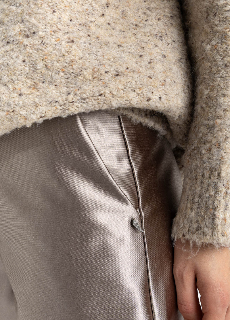 Coster Copenhagen GLITTERBUKSER - PETRA FIT Pants Champagne - 299