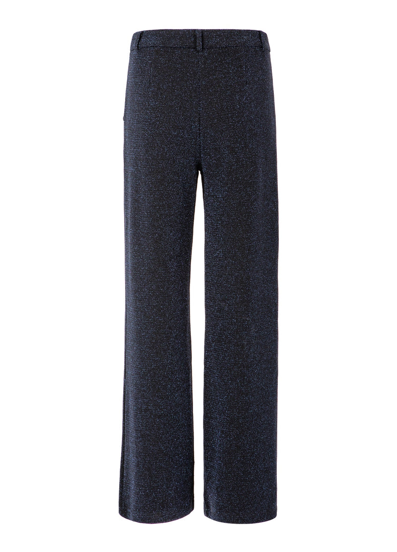 Coster Copenhagen GLITTERBUKSER - PETRA PASFORM Pants Eclipse blue - 555
