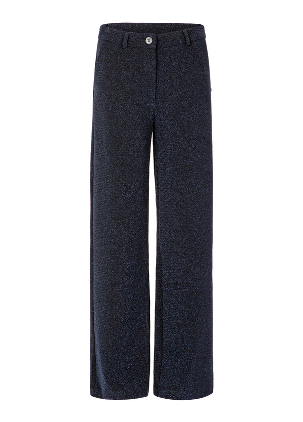 Coster Copenhagen GLITTERBUKSER - PETRA PASFORM Pants Eclipse blue - 555