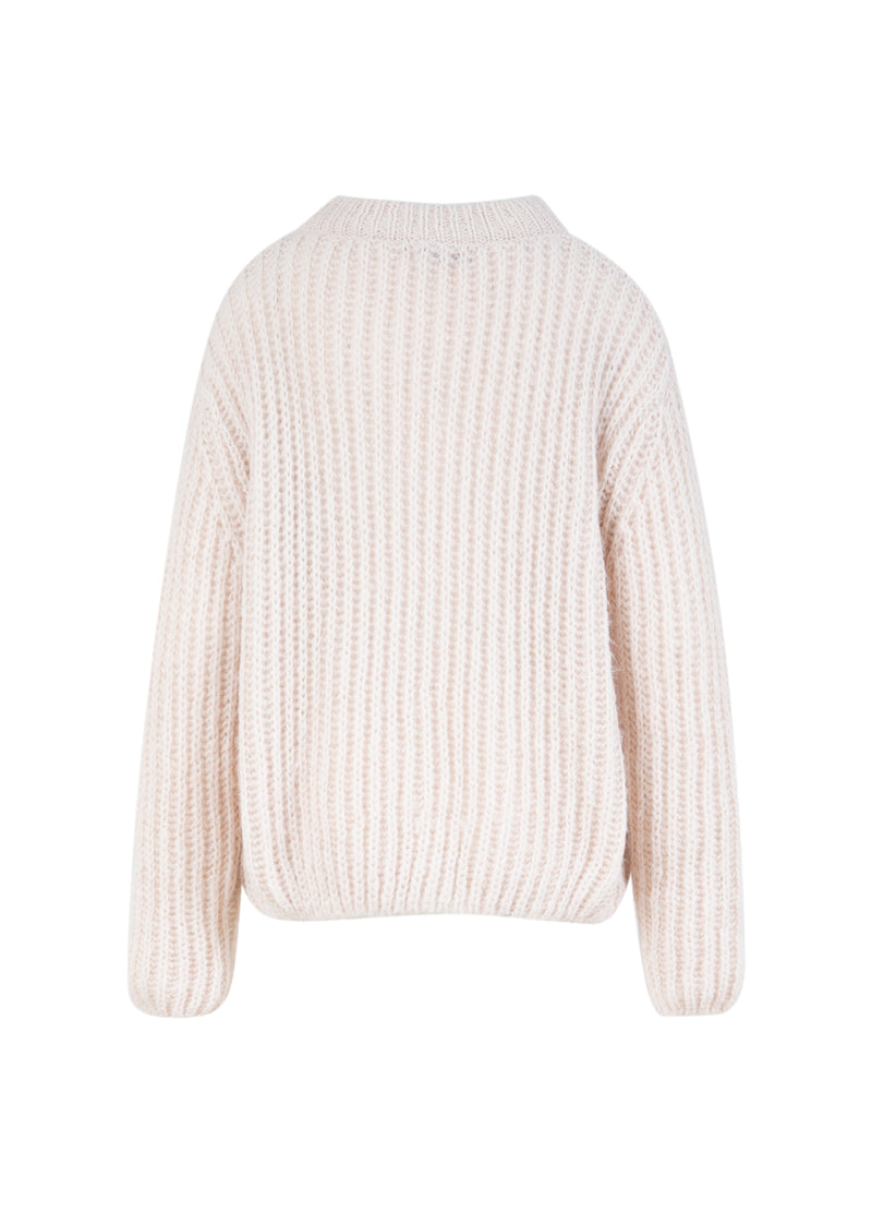 Coster Copenhagen GROV STRIK Knitwear Dusty creme - 224