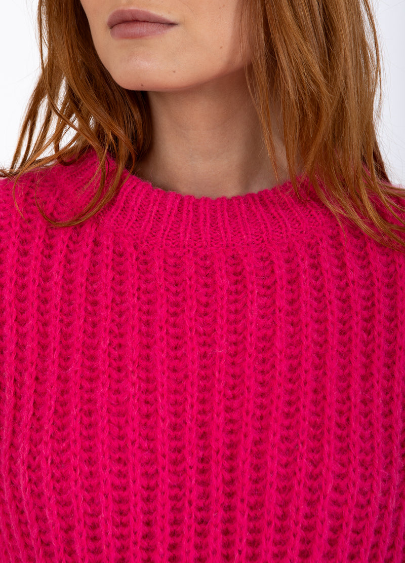 Coster Copenhagen GROV STRIK Knitwear Intense pink - 659