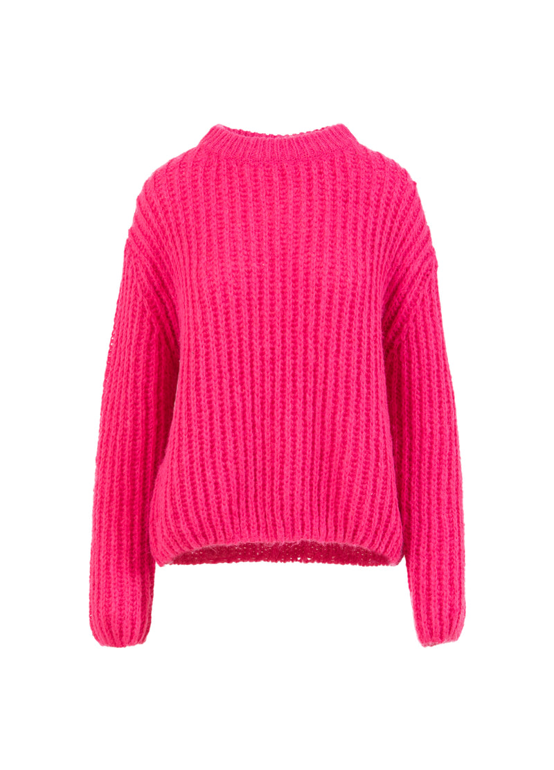 Coster Copenhagen CHUNKY STRIK Knitwear Intense pink - 659