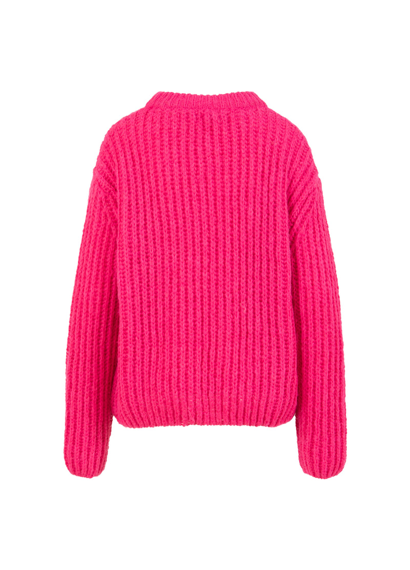 Coster Copenhagen CHUNKY STRIK Knitwear Intense pink - 659