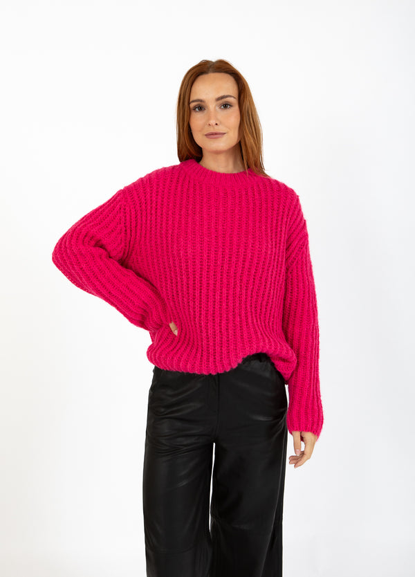 Coster Copenhagen CHUNKY STRIK Knitwear Intense pink - 659