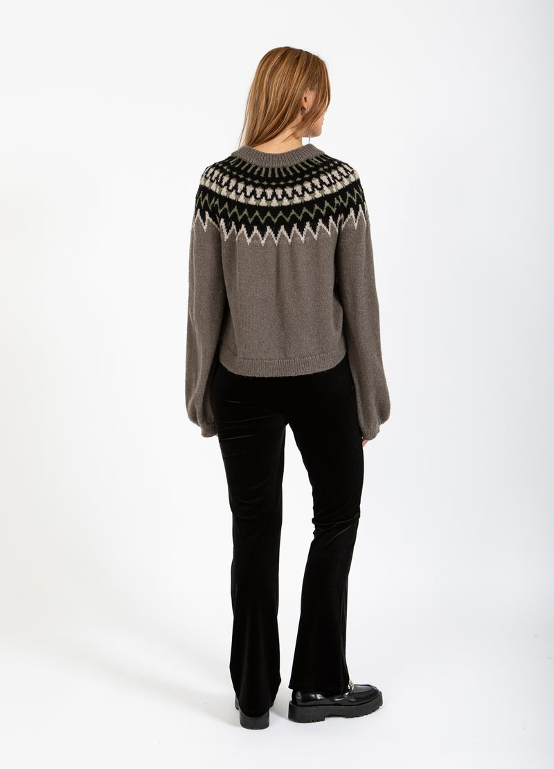 Coster Copenhagen ISLANDSK STRIK Knitwear Volcanic grey - 188