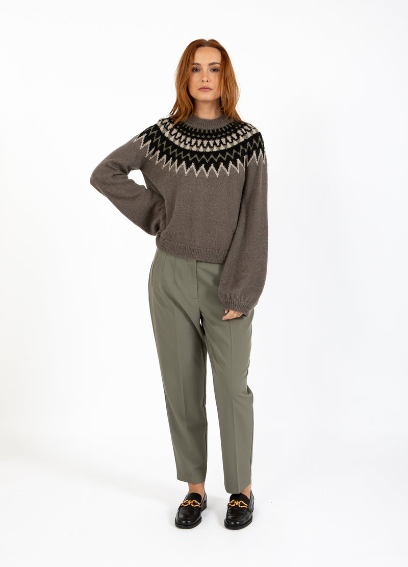 Coster Copenhagen ISLANDSK STRIK Knitwear Volcanic grey - 188