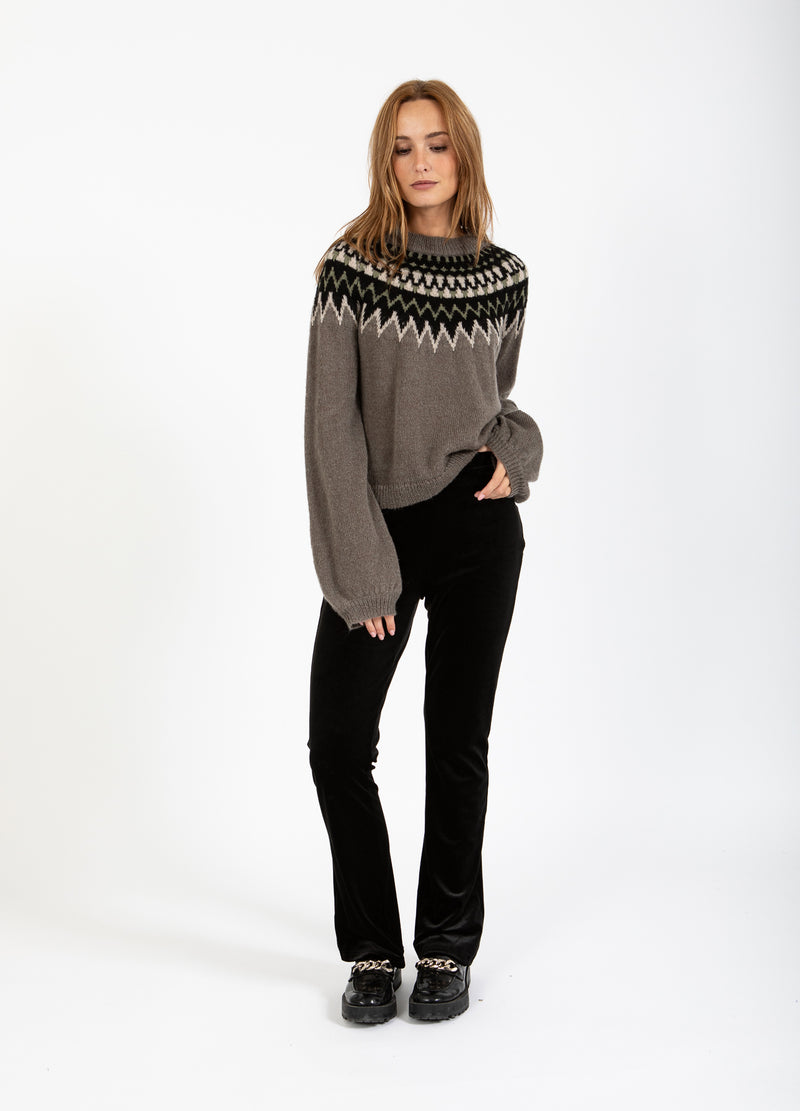 Coster Copenhagen ISLANDSK STRIK Knitwear Volcanic grey - 188