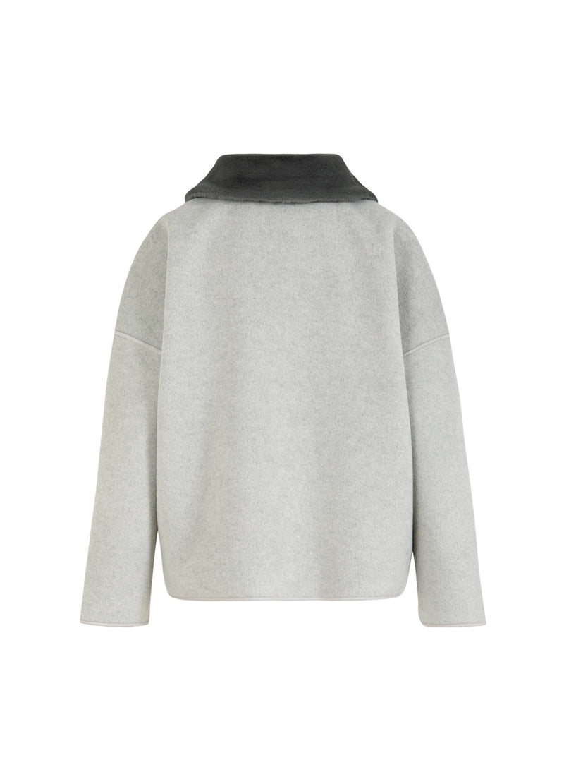 Coster Copenhagen JAKKE MED PELSKRAVE Outerwear Dove grey - 155