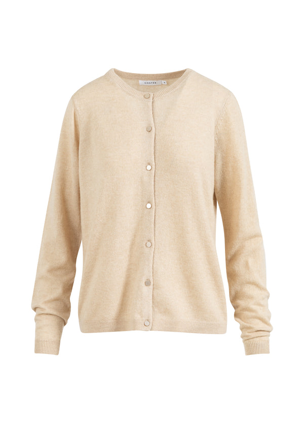 Coster Copenhagen KASHMIR CARDIGAN Knitwear Desert sand - 329