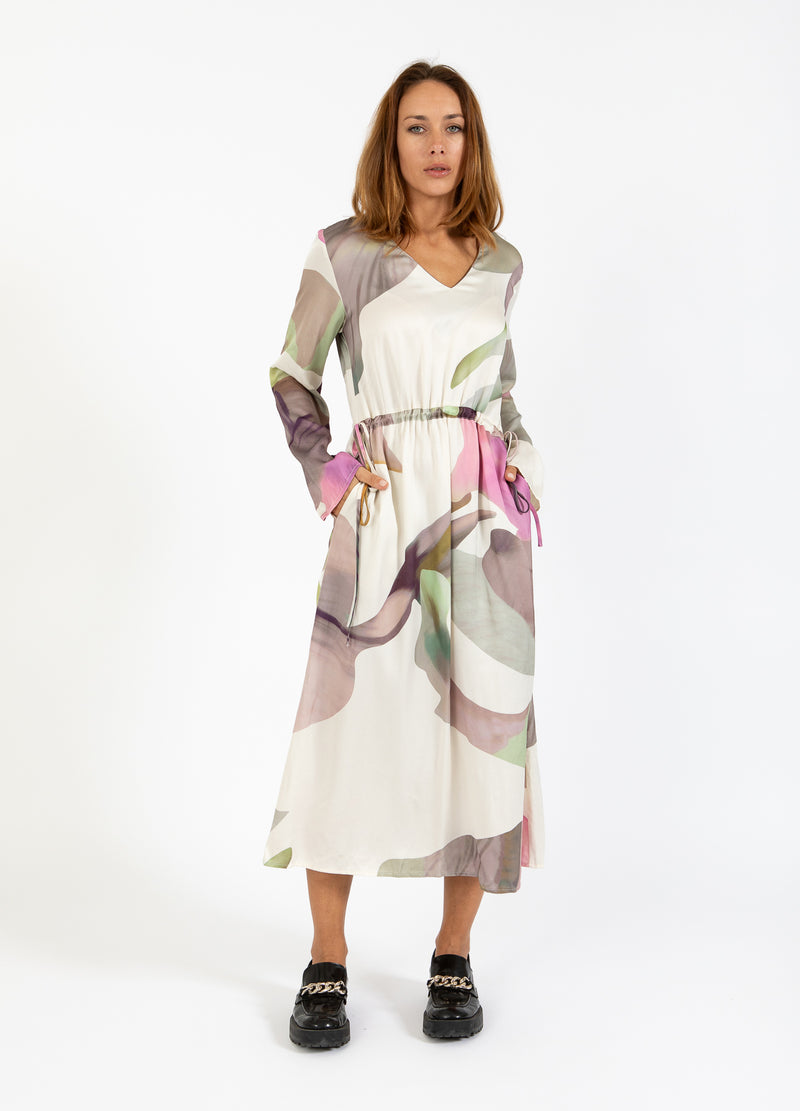 Coster Copenhagen KJOLE I LIQUID FLOWER PRINT Kjole Liquid flower print - 926