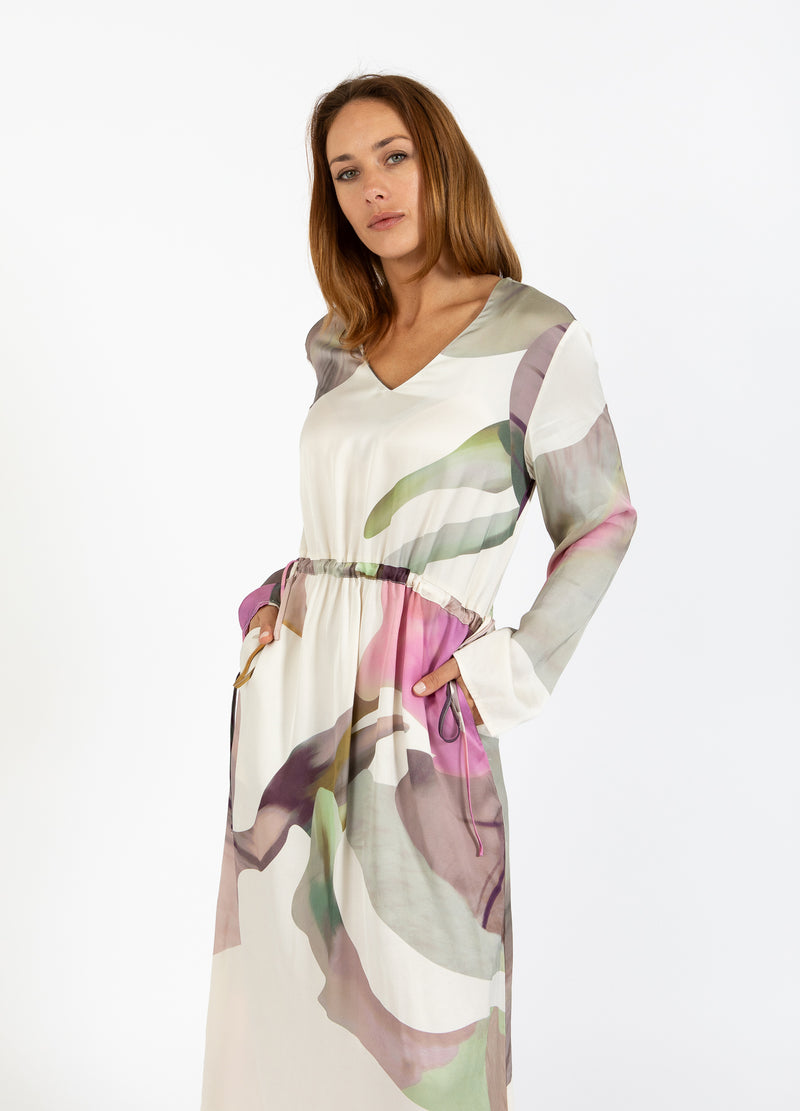 Coster Copenhagen KJOLE I LIQUID FLOWER PRINT Kjole Liquid flower print - 926