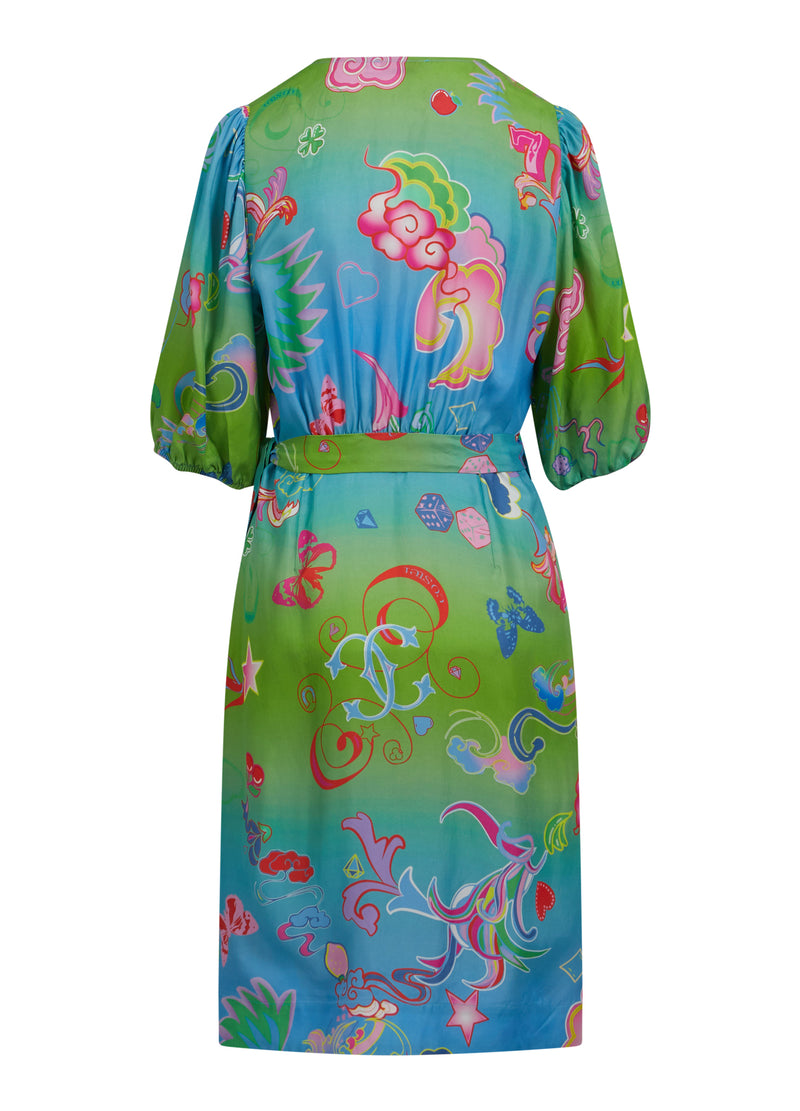 Coster Copenhagen KJOLE M. GAME ON PRINT Kjole Game on print - 901