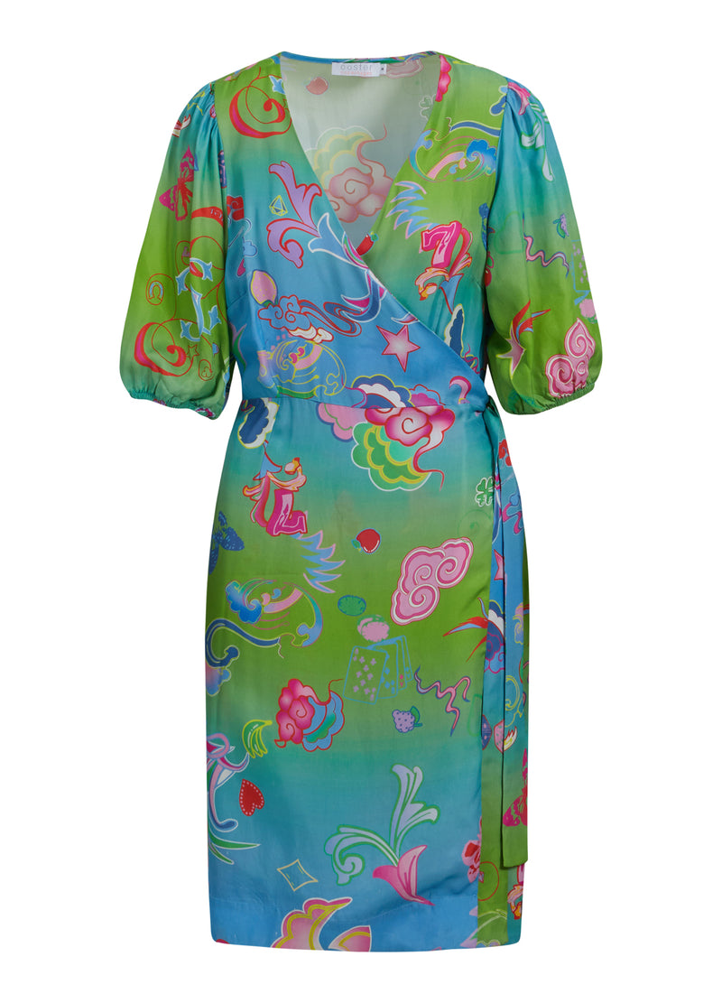Coster Copenhagen KJOLE M. GAME ON PRINT Kjole Game on print - 901