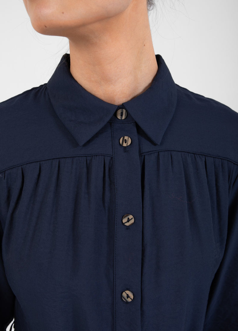 Coster Copenhagen  KJOLE MED BÆLTE Kjole Dark blue - 579