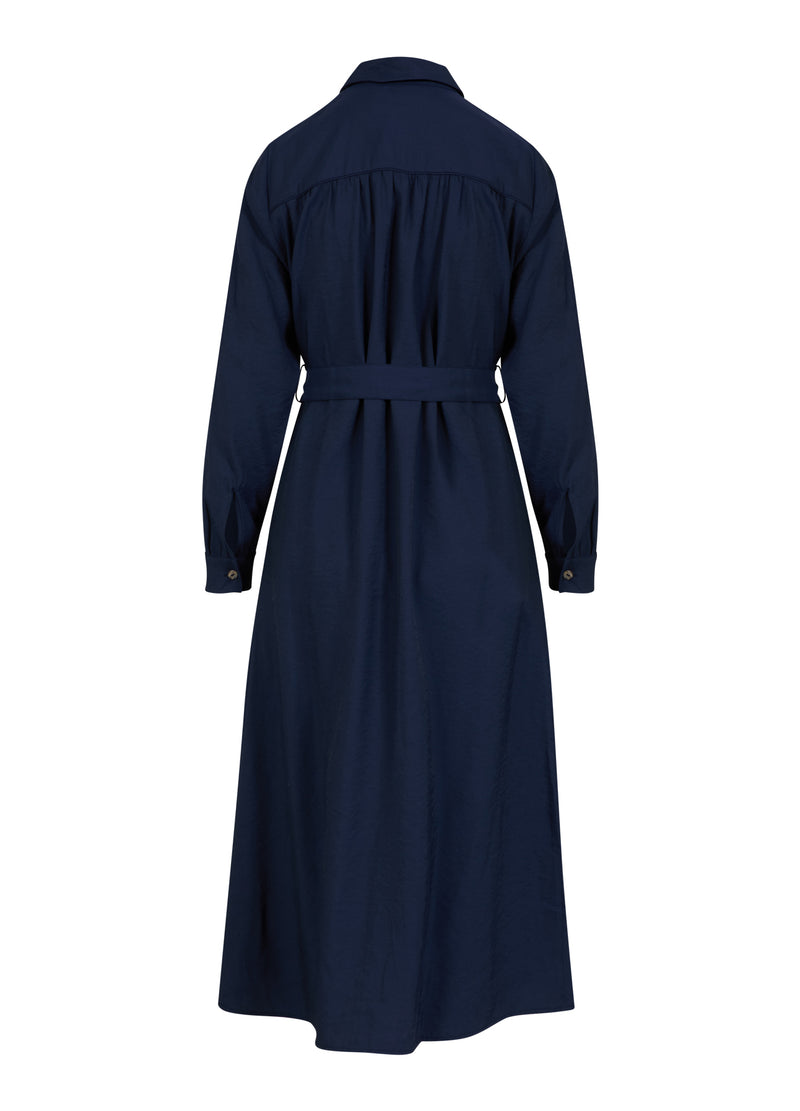 Coster Copenhagen  KJOLE MED BÆLTE Kjole Dark blue - 579