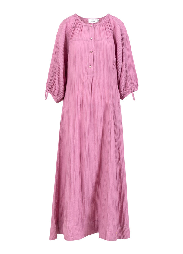 Coster Copenhagen KJOLE MED DETALJER PÅ ÆRMER Kjole Magenta - 861