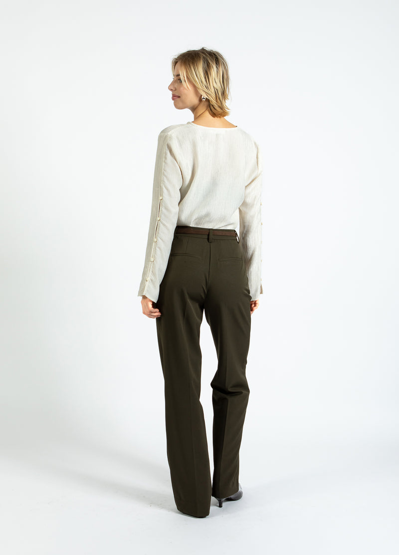 Coster Copenhagen KLASSISKE BUKSER - PETRA PASFORM Pants Hunter Green - 486
