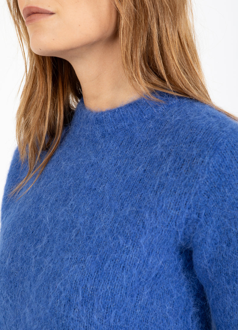 Coster Copenhagen KORTÆRMET STRIK Knitwear Rich blue - 583