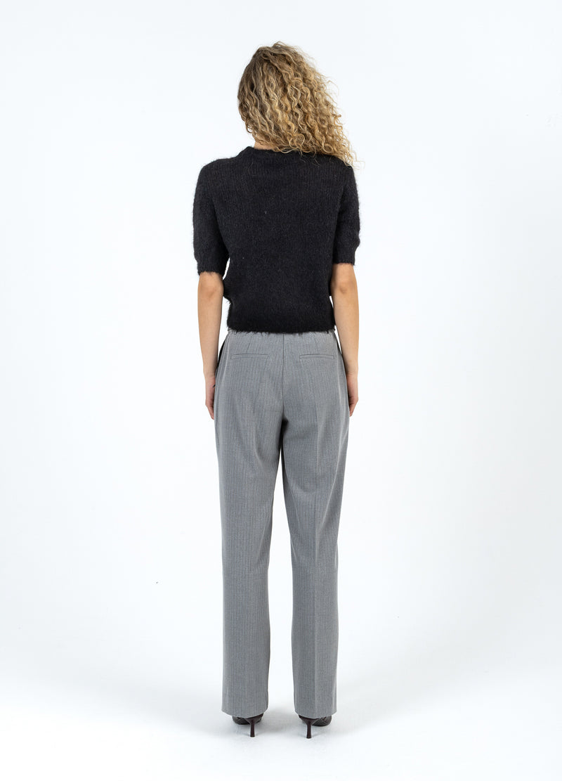 Coster Copenhagen KORTÆRMET STRIK I ALPAKA Knitwear Black - 100